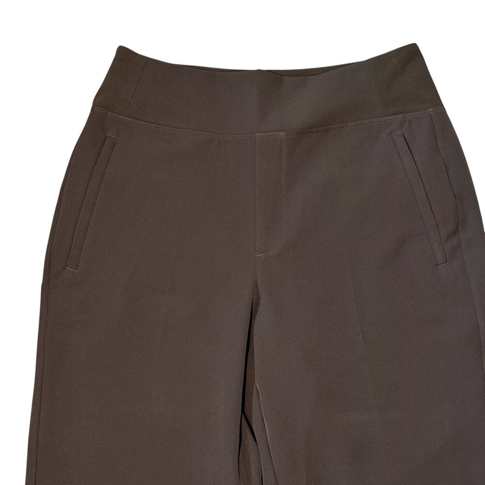 Athleta Endless High Rise Pant Size 6 Brown Soft Stretch Travel Work - Picture 3 of 9